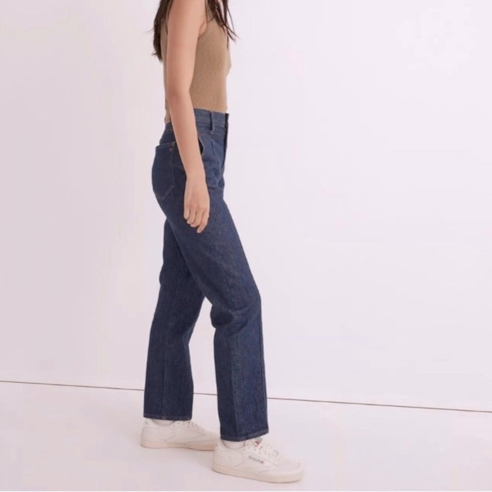Madewell The Perfect Vintage Straight Jean Seamed Version Greenhaven Size 23 NWT - Picture 16 of 16